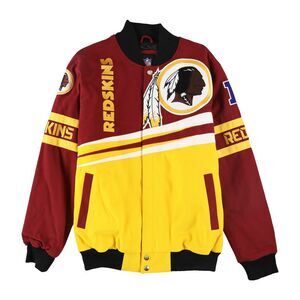 NFL Mens Washington Redskins Varsity Jacket, Multicoloured, L, DM